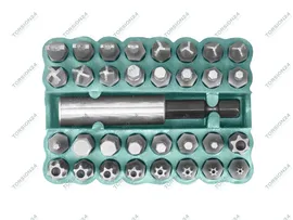 Набор бит 1/4" (Hex,Torx,Fork,Тry-Wing,Torq-Set) 33пр (Jonnesway) S29H2133S