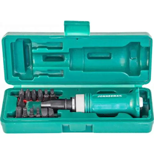 Ударная отвертка SL 5,6,8,10,12мм PH# 1,2,3,4 Hex 4,5,6,8 (14 предметов) Jonnesway AG010138