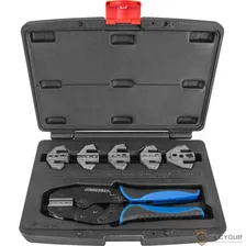 JONNESWAY AR030058 Клещи обжимные со вставками в наборе, 7 предметов