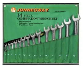 JONNESWAY Набор комбинированных дюймовых ключей SEA 3/8"-1-1/4" 14 предметов Jonnesway W26414S набор инструментов