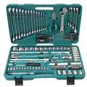 JONNESWAY S04H624101S Универсальный набор торцевых головок 1/4" 4-10 мм и 1/2" 8-32 мм, комбинированных ключей 8-24 мм и отверток, 101 предмет