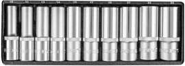 Jonnesway S04HD411S Набор головок торцевых глубоких 1/2"DR, 10-24 мм