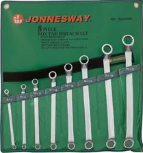 Набор накидных ключей изогнутых 75 гр, 6-22 мм, 8 шт, Jonnesway W23108S