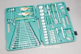 Набор инструментов 6-ти гран. 1/4" 1/2" 78 предметов, JONNESWAY S04H52478S