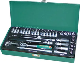 Набор головок 1/4 DR, 4-13 мм, 41 предмет, Jonnesway S04H2141S