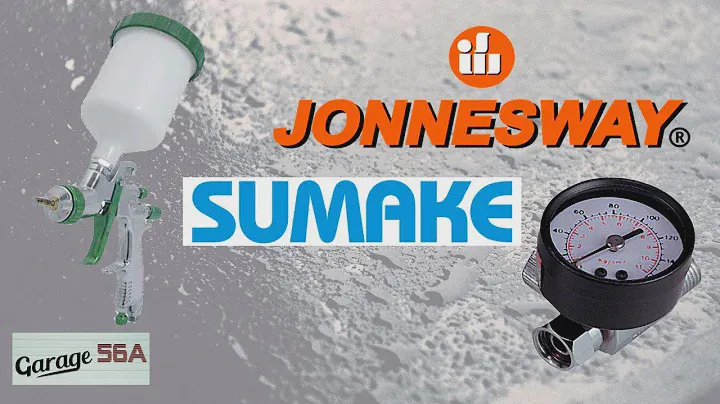 Обзор Краскопульта (HVLP) Sumake SS-1203-1.3мм..Воздушный регулятор JONNESWAY ACC-3806R